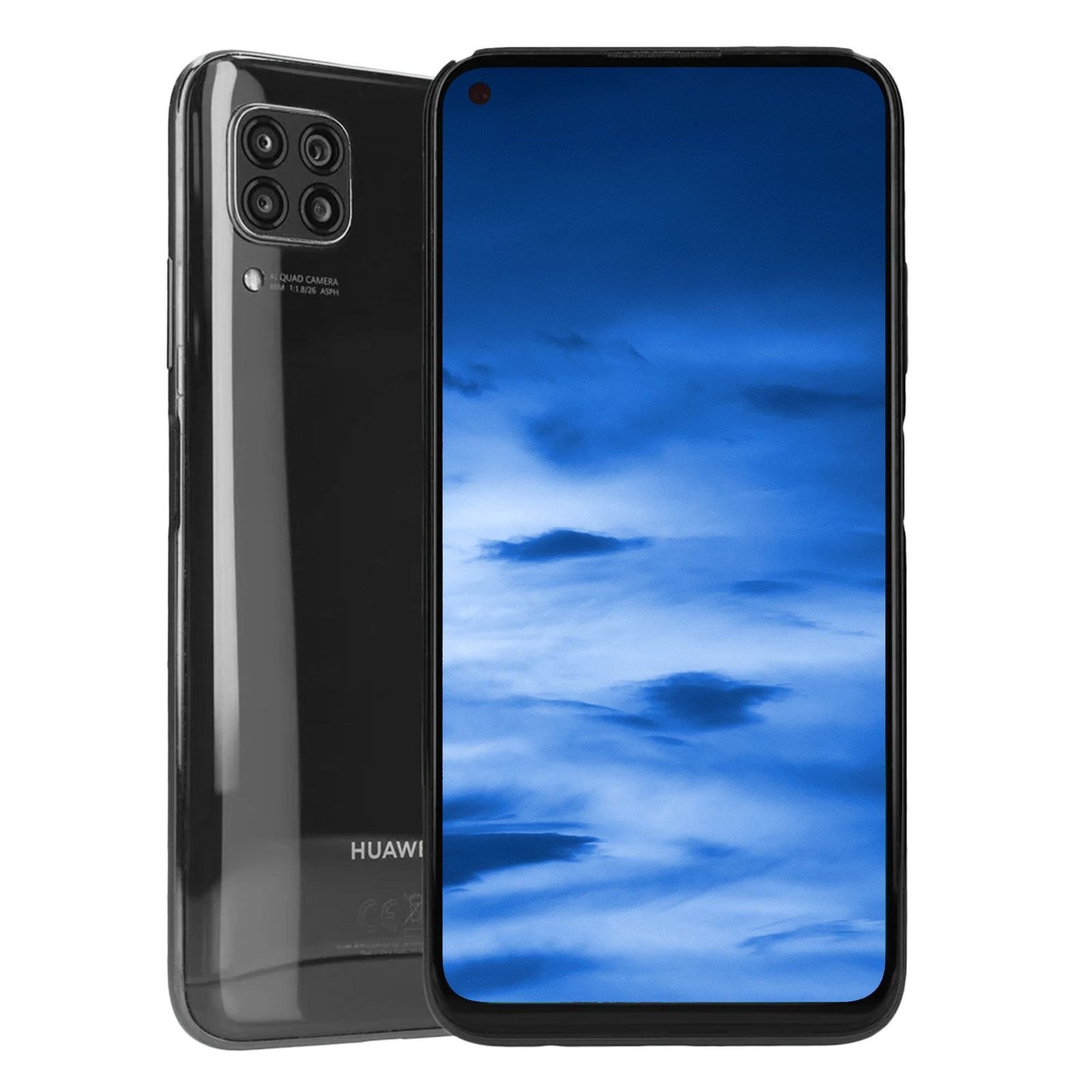 Huawei P40 Lite Dual-SIM 128GB Black Smartphone Kundenretoure wie neu-1