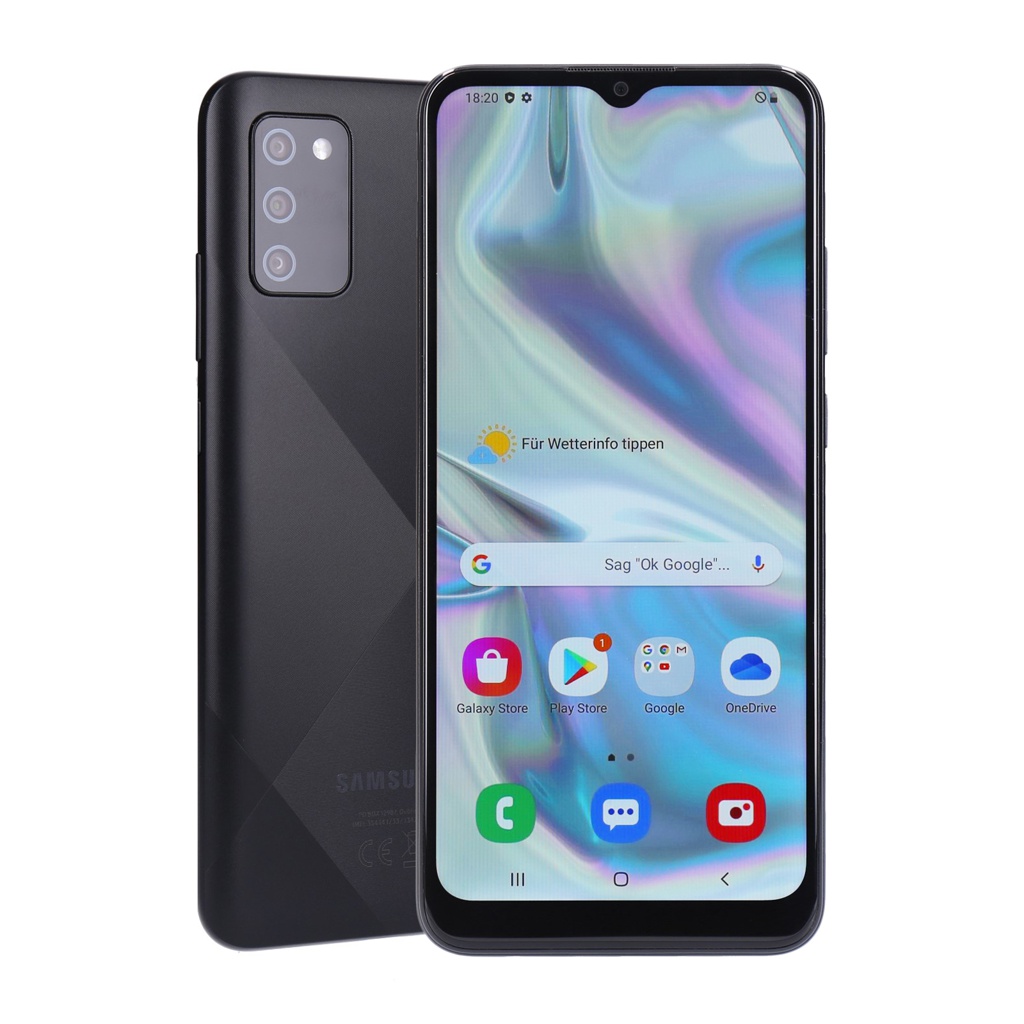 Samsung Galaxy A02s Dual-SIM 32GB Black Smartphone Kundenretoure wie neu-1