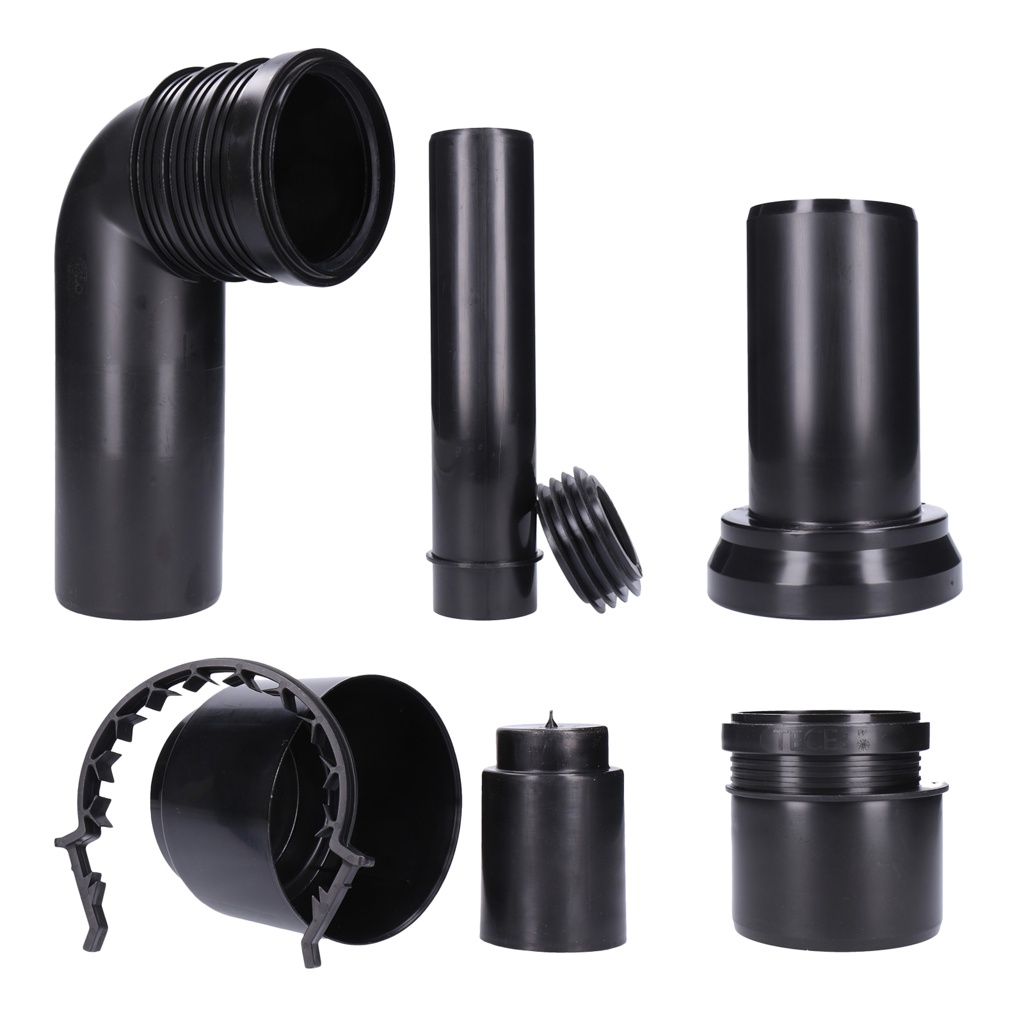 TECE Base WC-Set 3in1 Spülkasten mit Drückerplatte & Befestigungssatz 112cm NEU-4