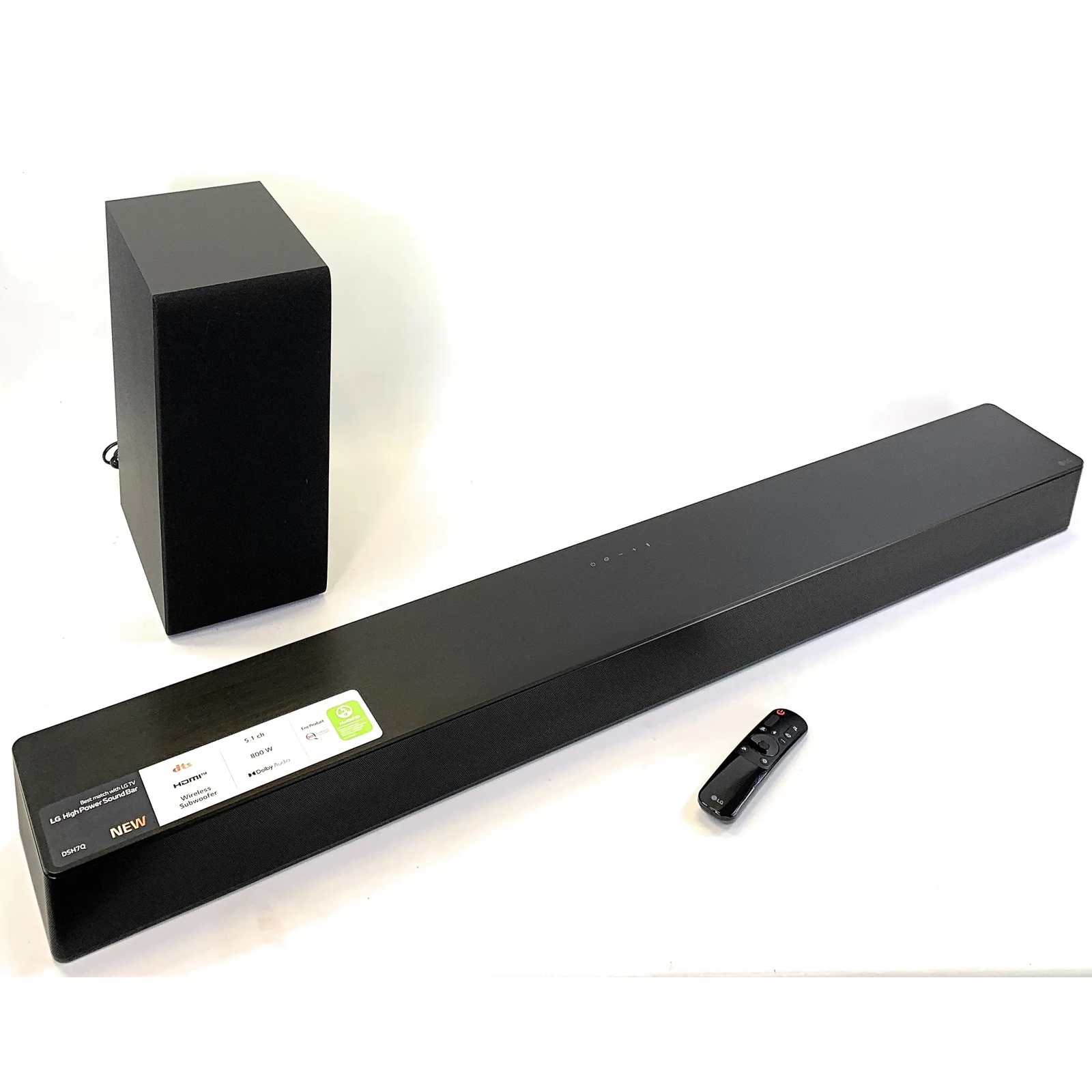 LG DSH7Q 5.1 Kanal Soundbar kabelloser Subwoofer 800 Watt HDMI Bluetooth schwarz-1