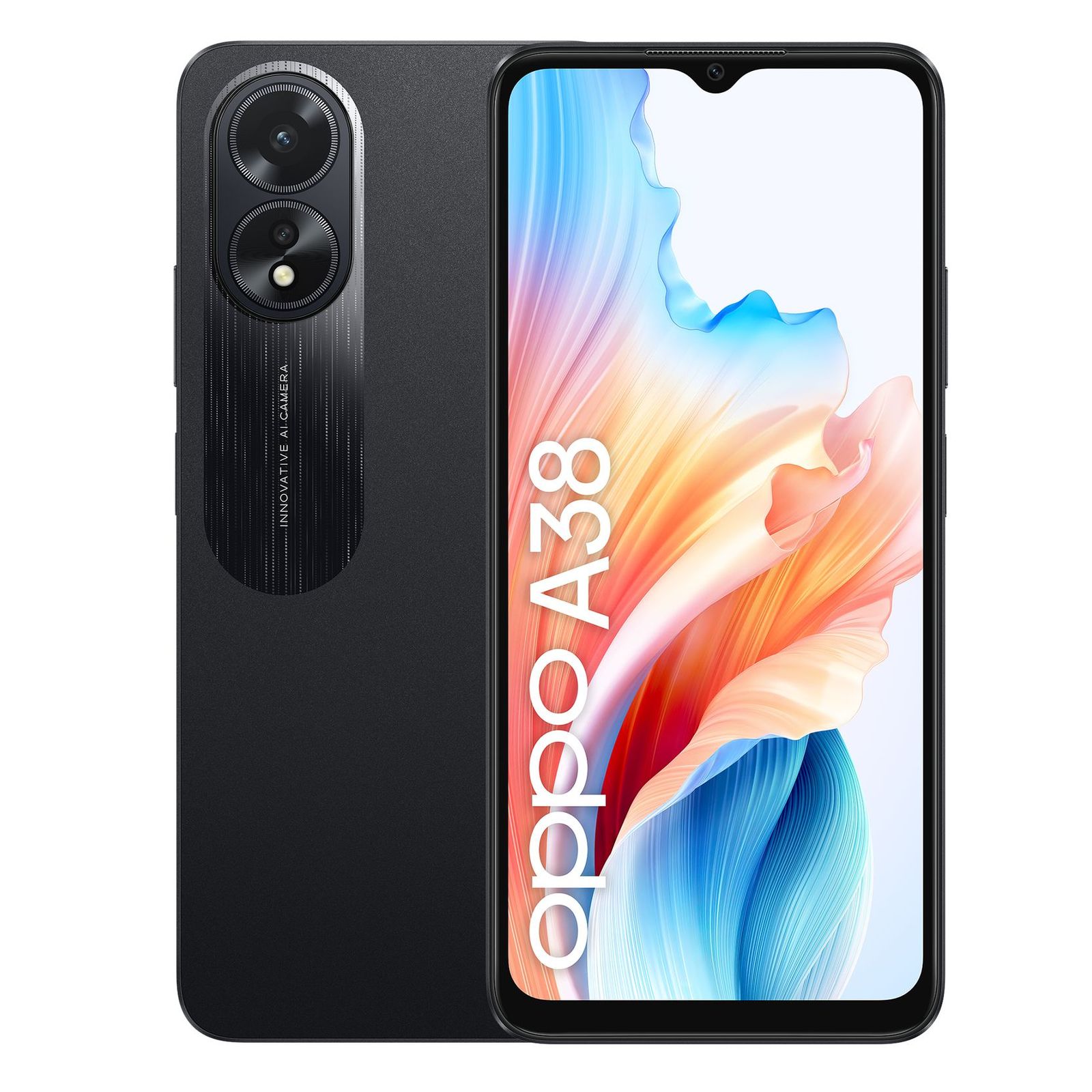 Oppo A38 Dual-SIM 128GB Glowing Black ANdroid Smartphone wie neu-1