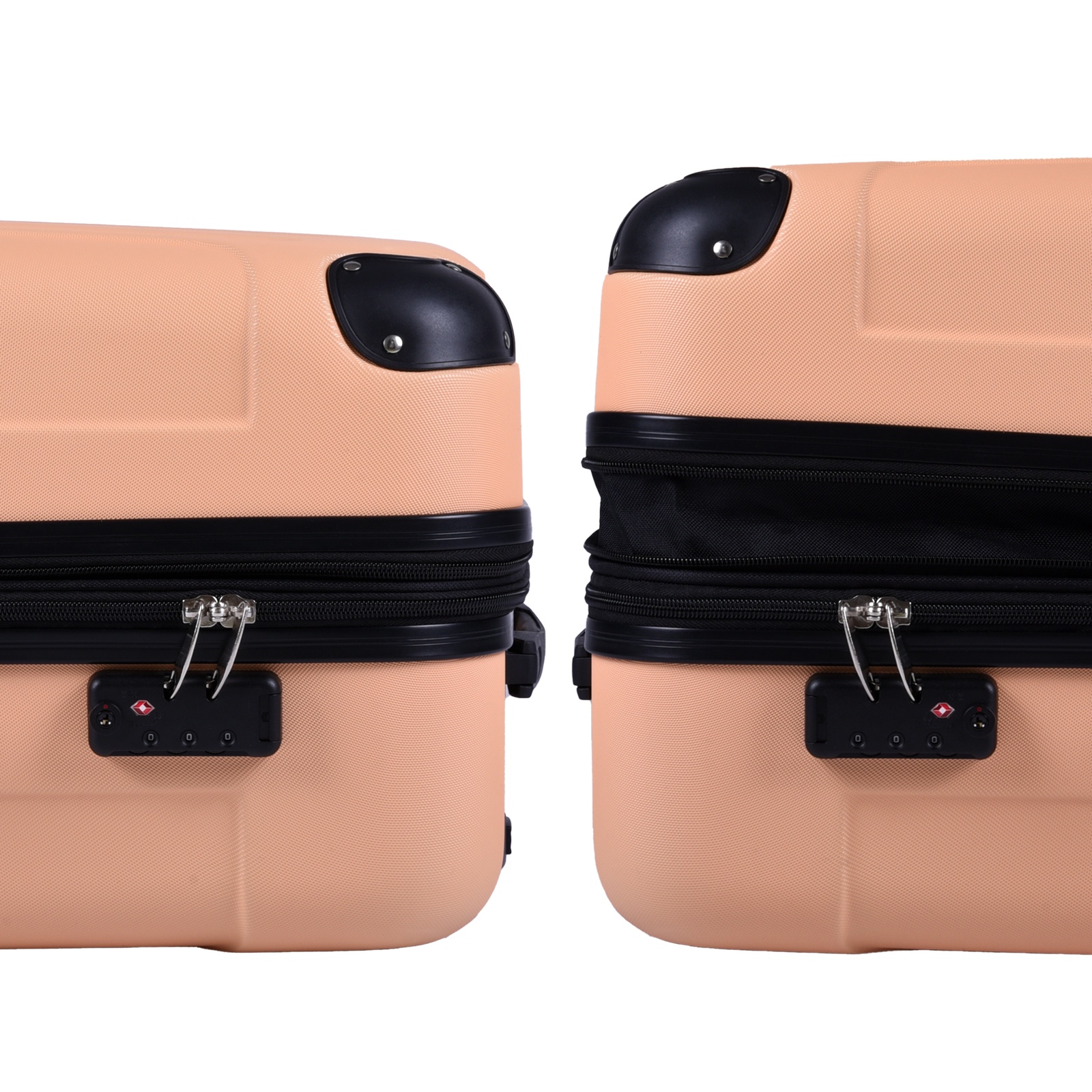 3tlg. Hartschalen Kofferset,Teleskopgriff, Erweiterungsfunktion TSA- Schloss - Bild 12 von 30