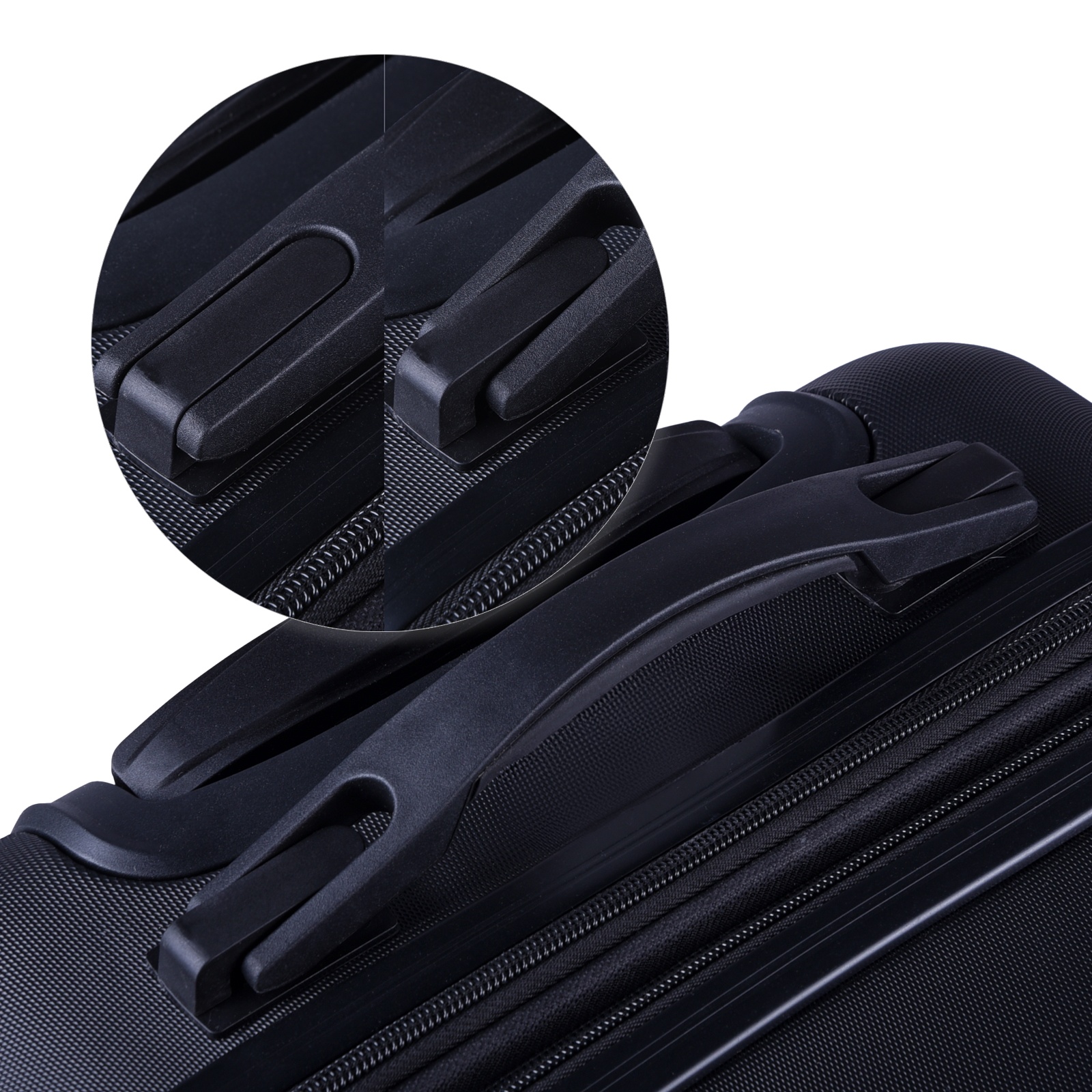 3tlg. Hartschalen Kofferset,Teleskopgriff, Erweiterungsfunktion TSA- Schloss - Bild 16 von 30