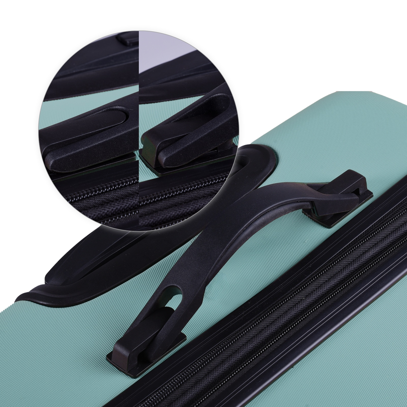 3tlg. Hartschalen Kofferset,Teleskopgriff, Erweiterungsfunktion TSA- Schloss - Bild 25 von 30