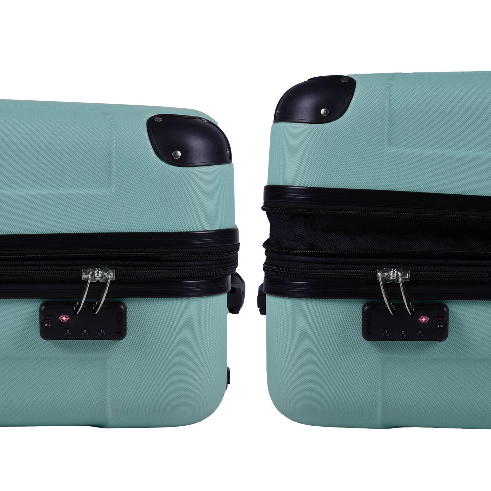 3tlg. Hartschalen Kofferset,Teleskopgriff, Erweiterungsfunktion TSA- Schloss - Bild 30 von 30