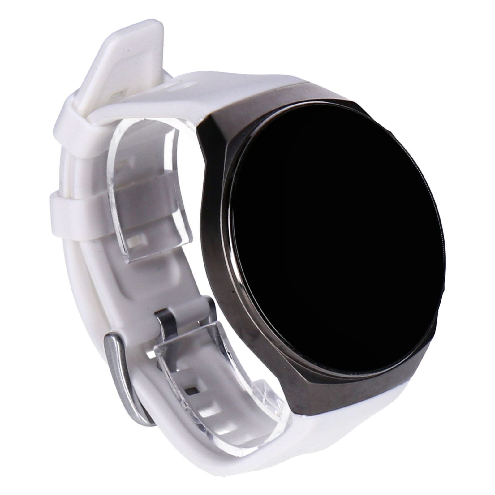 Huawei Watch GT 2e Smartwatch 46mm Icy White Silikonarmband Weiß gut-2