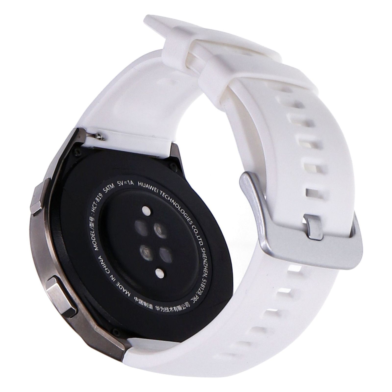 Huawei Watch GT 2e Smartwatch 46mm Icy White Silikonarmband Weiß gut-3