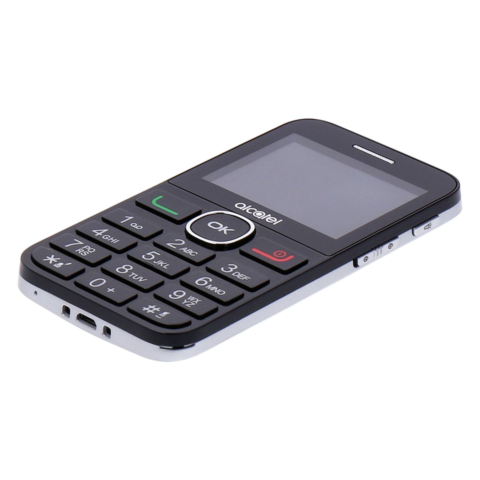 Alcatel 2008G Schwarz/Silber Tastenhandy wie neu-3