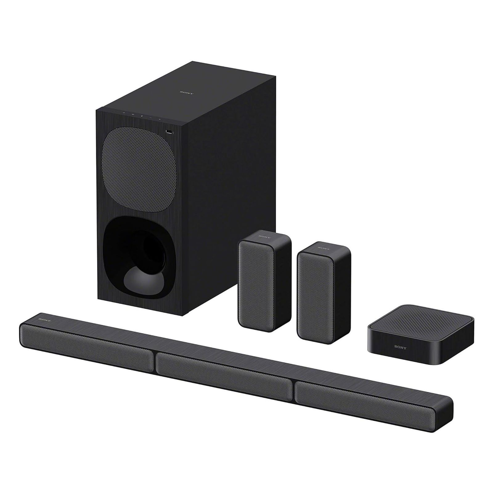 Sony HT-S40R 5.1-Kanal-Soundbar mit Subwoofer und Rear Speaker USB Bluetooth 600-1