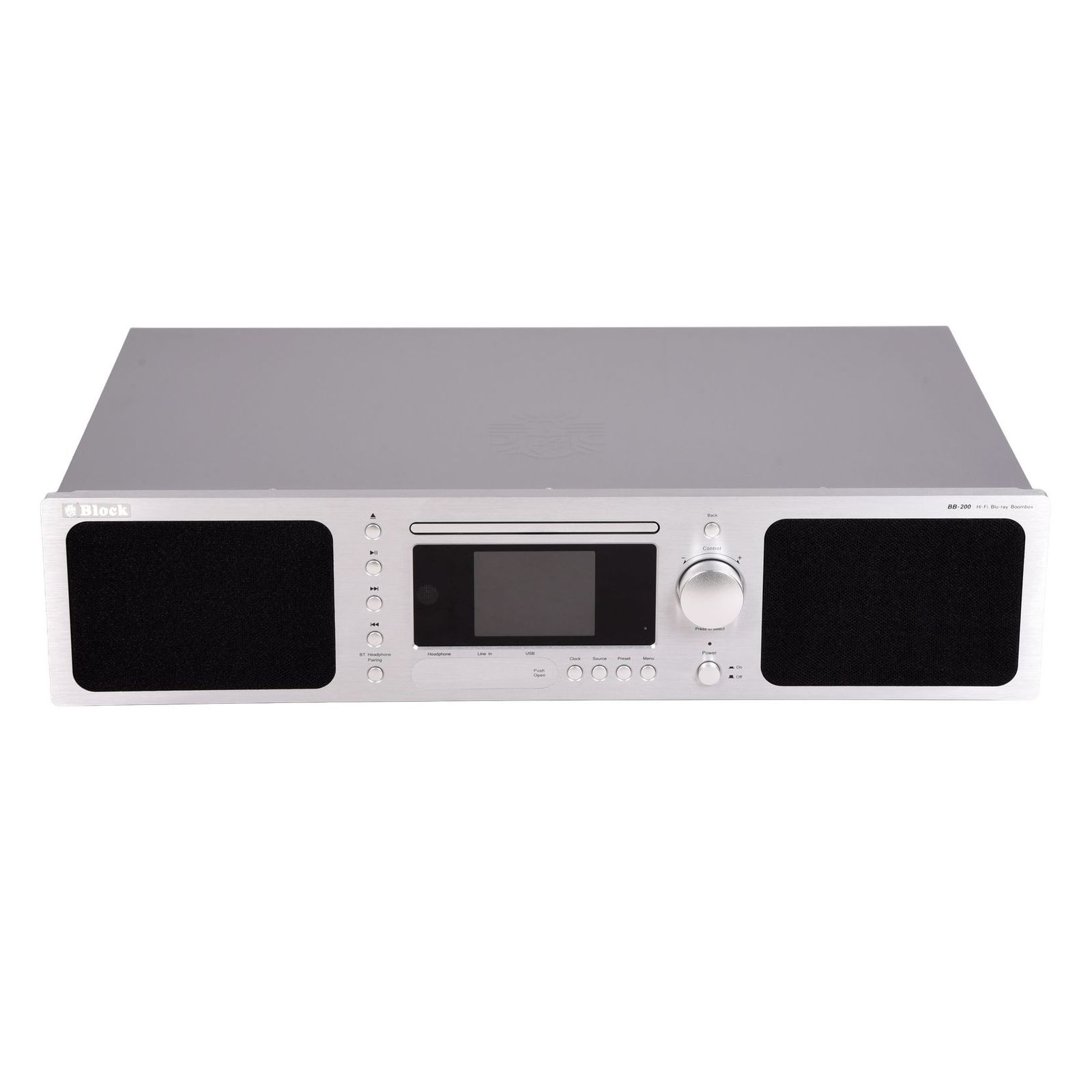 Block BB-200 Blu-ray Internet-Receiver mit 70 Watt Diamantsilber-2