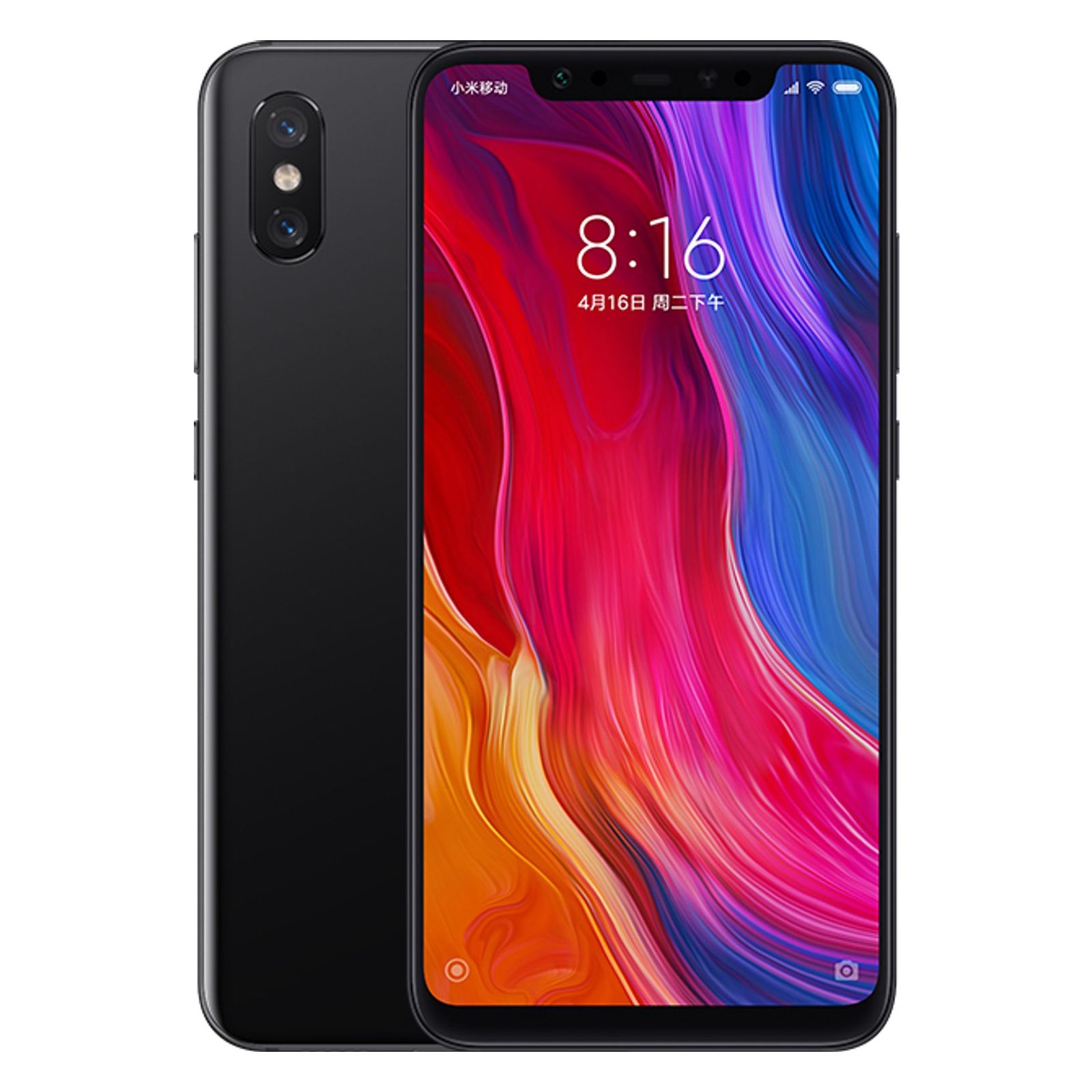 Xiaomi Mi 8 Dual-SIM 64GB Black Android Smartphone-1
