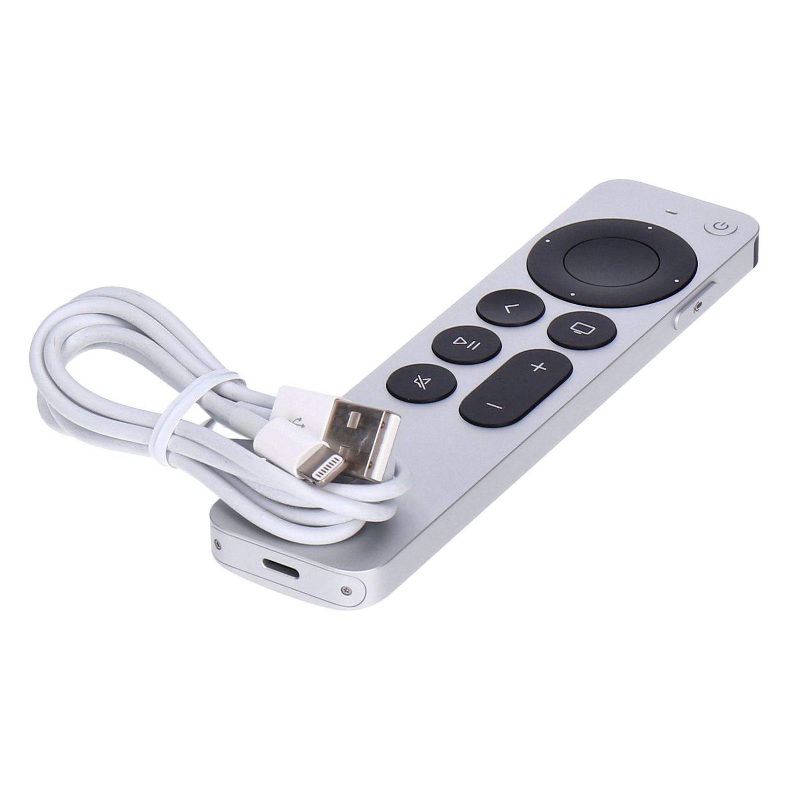 Apple Siri Remote 2. Generation Lightning silber sehr gut-3