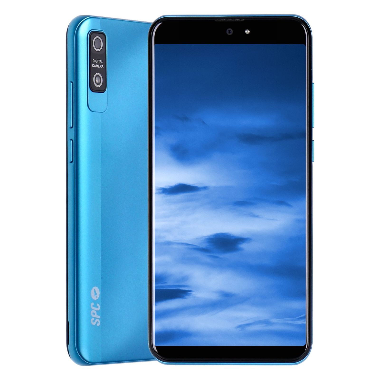 SPC Smart Max 2 Dual-SIM 16GB Turkisblau Android Smartphone wie neu-1