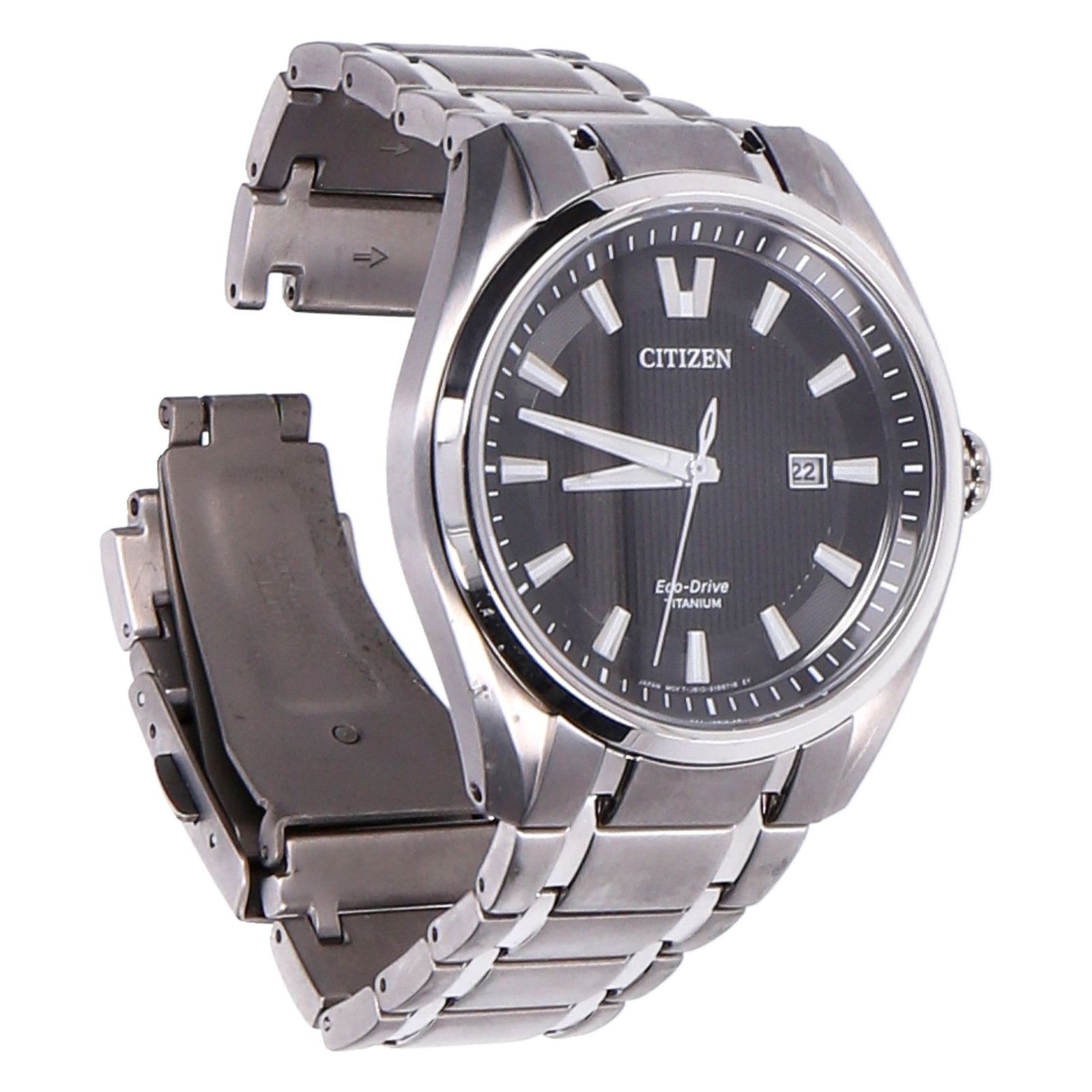 Citizen Eco-Drive Herren Armbanduhr Titanium AW1240-57E Bastlerware-2