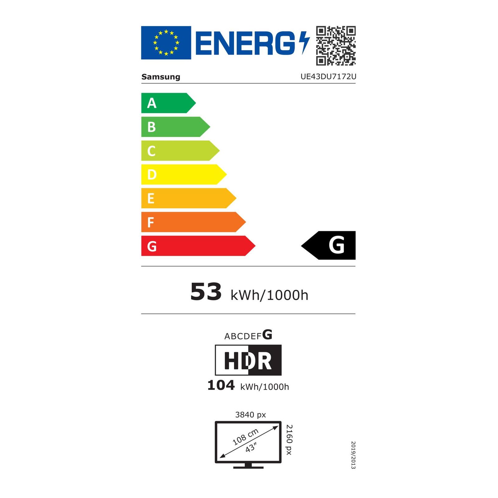 Samsung Serie 7 UE43DU7172U 43
