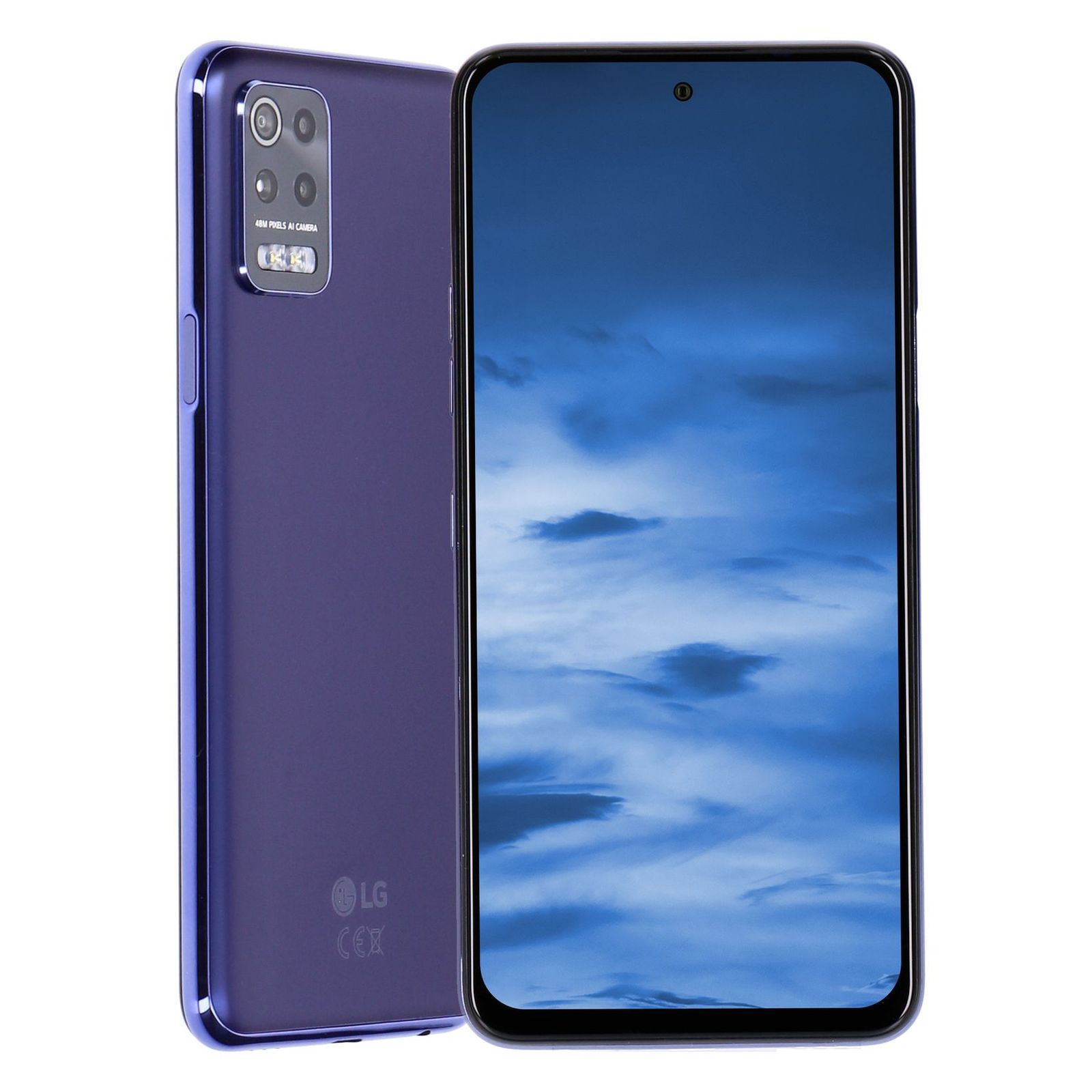 LG K52 K520EMW Dual-SIM Blue Android Smartphone wie neu-1