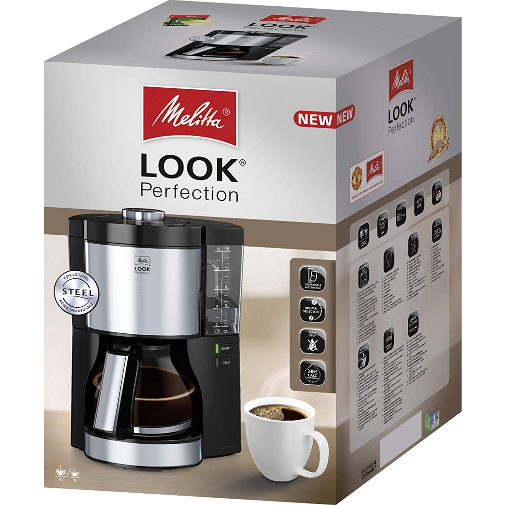 Melitta Look V Perfection Filterkaffeemaschine schwarz eBay