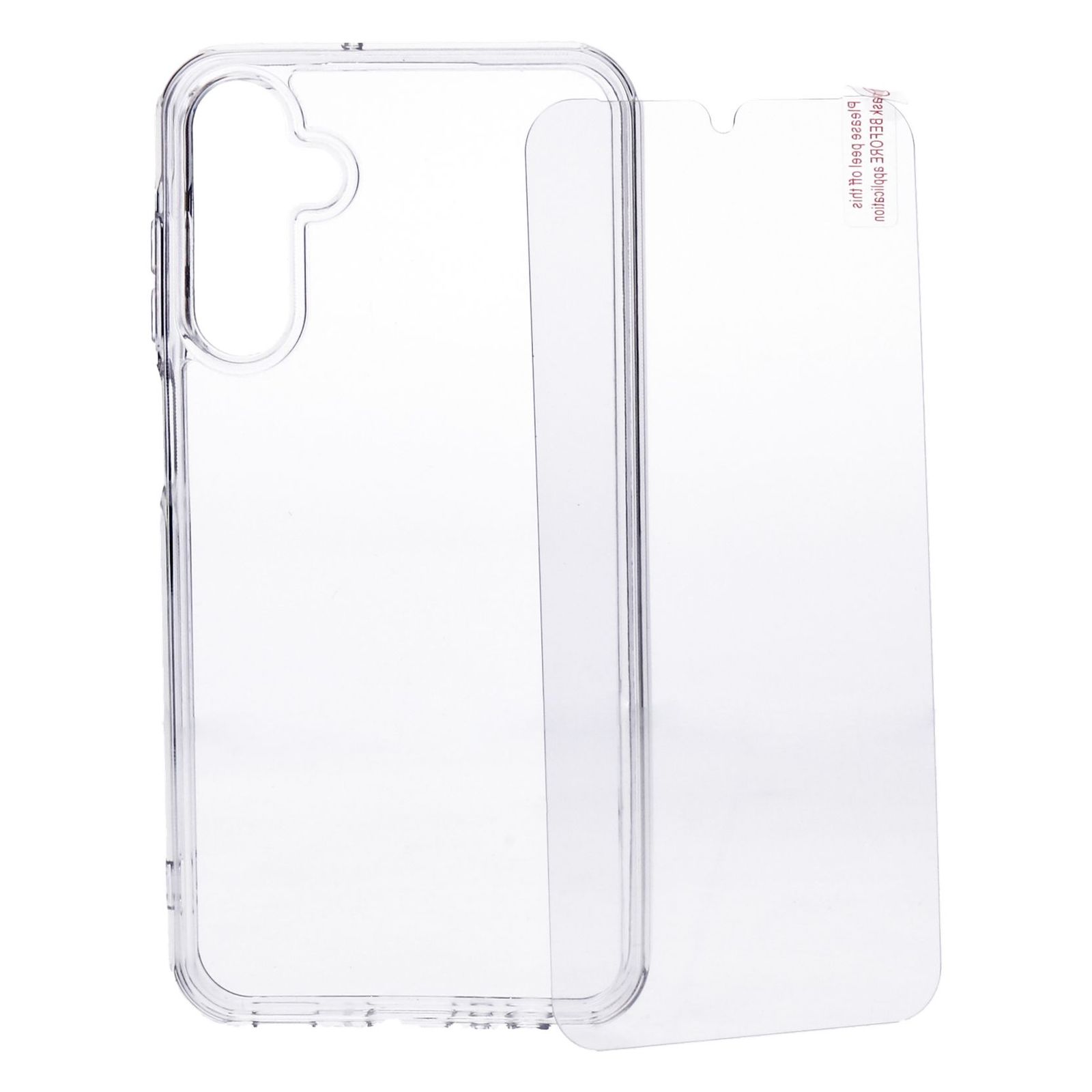 Mobilize Protection Pack Samsung A15 transparent Clear Case und Displayschutz-1
