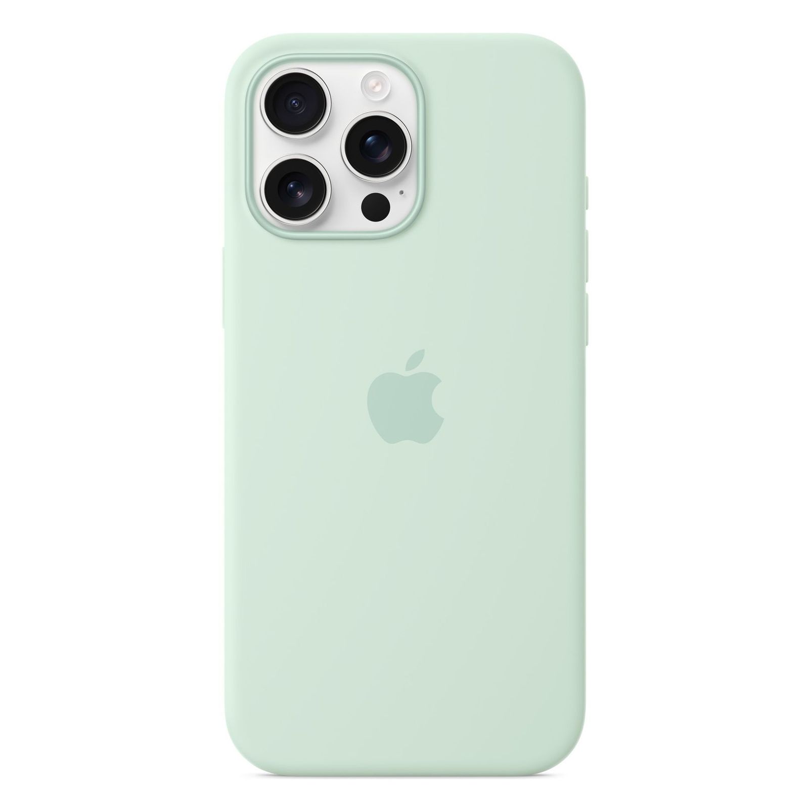 Apple Silikon Case Aquamarin passend für iPhone 16 Pro Max mit Magsafe-1