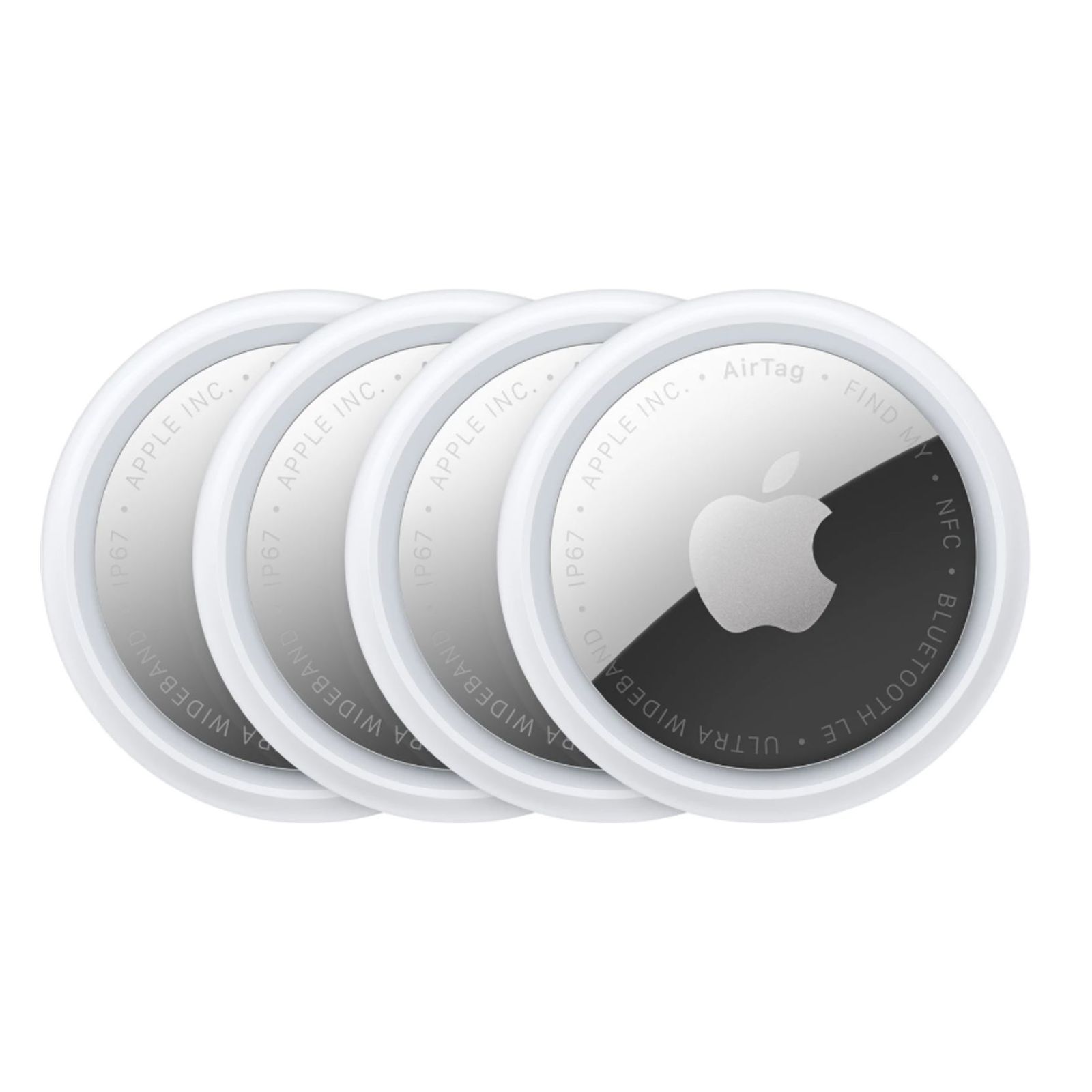 Apple AirTag 2. Generation 4er Pack weiss-silber -1