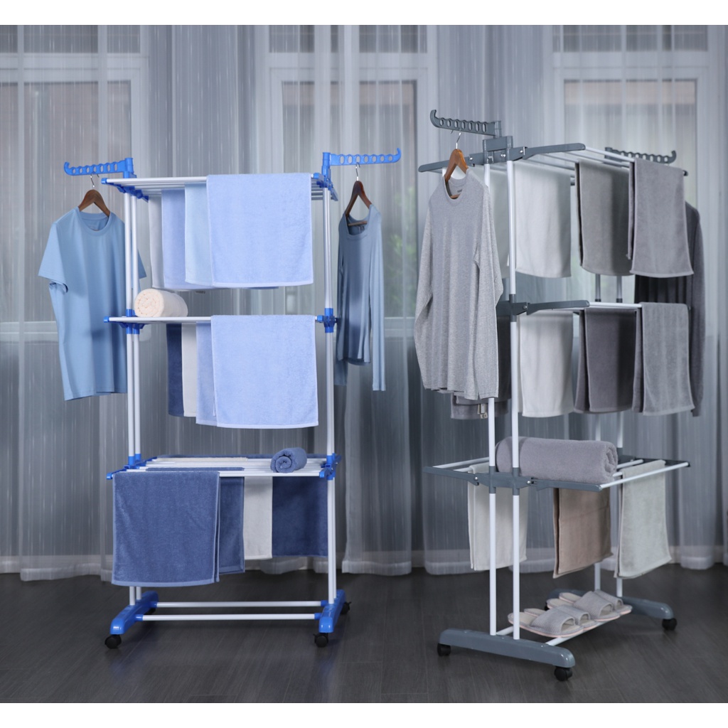 Turm- Wäscheständer, Wäschetrockner, Wäscheturm | 18 Meter Wäscheleine