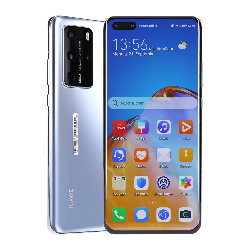 Huawei P40 Pro Dual-SIM 256GB Silver Frost Smartphone Kundenretoure wie neu-1