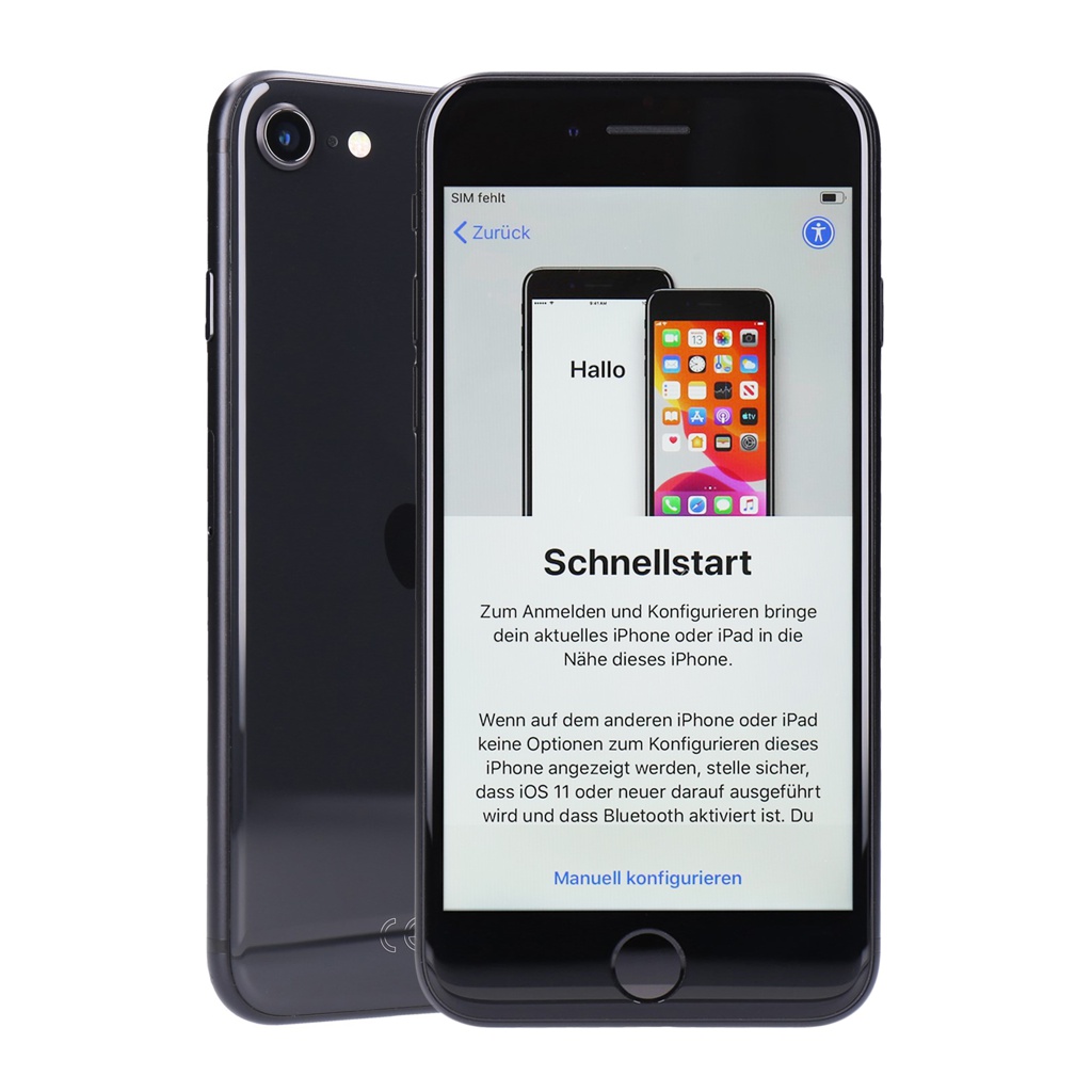 iphone se 2020 64gb schwarz