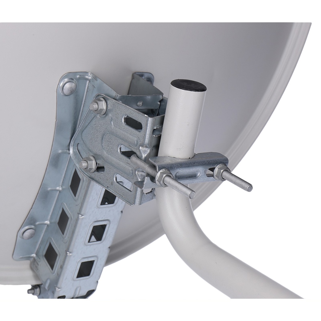 Satelliten Schüssel SAT Spiegel Antenne + digitales Quad LNB Garten