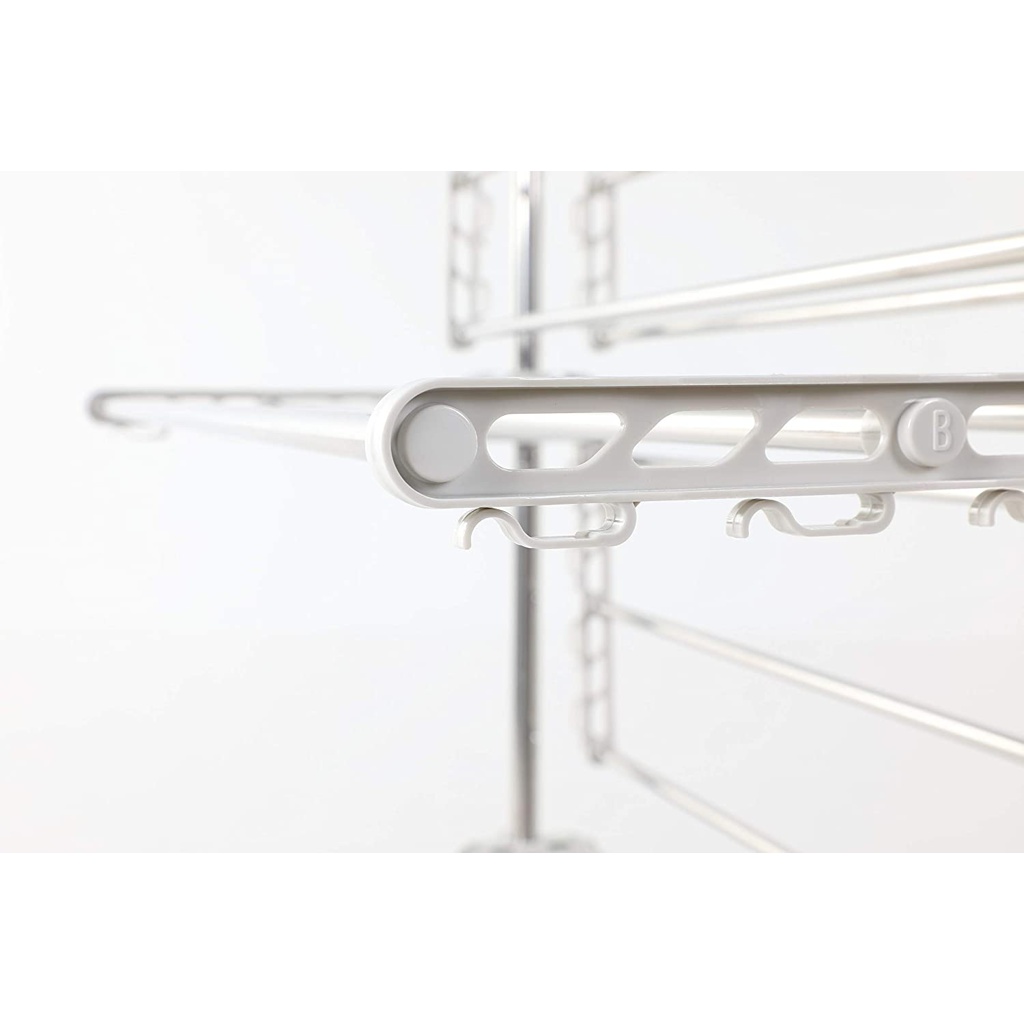 Mobiler Wäscheständer Wäscheturm Turm- Wäschetrockner | 4 Ebenen