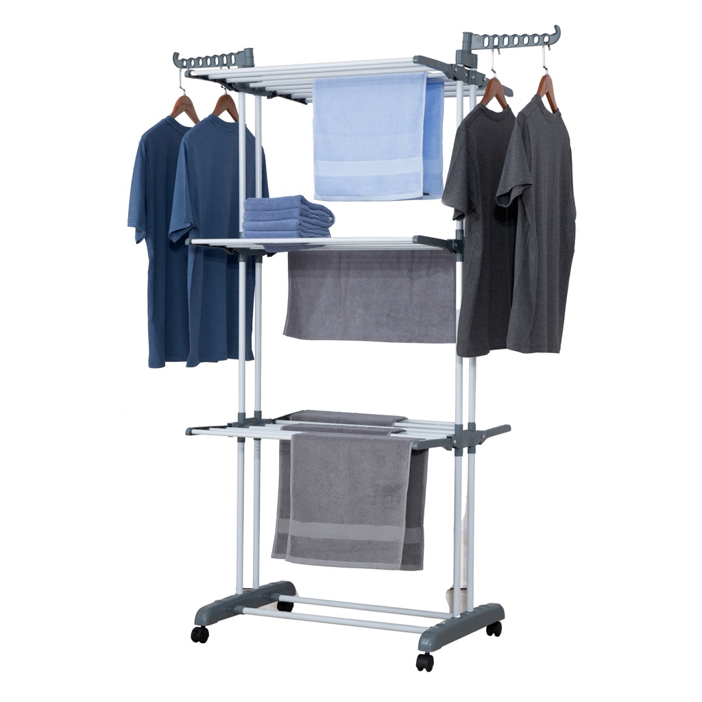 Turm- Wäscheständer, Wäschetrockner, Wäscheturm | 18 Meter Wäscheleine