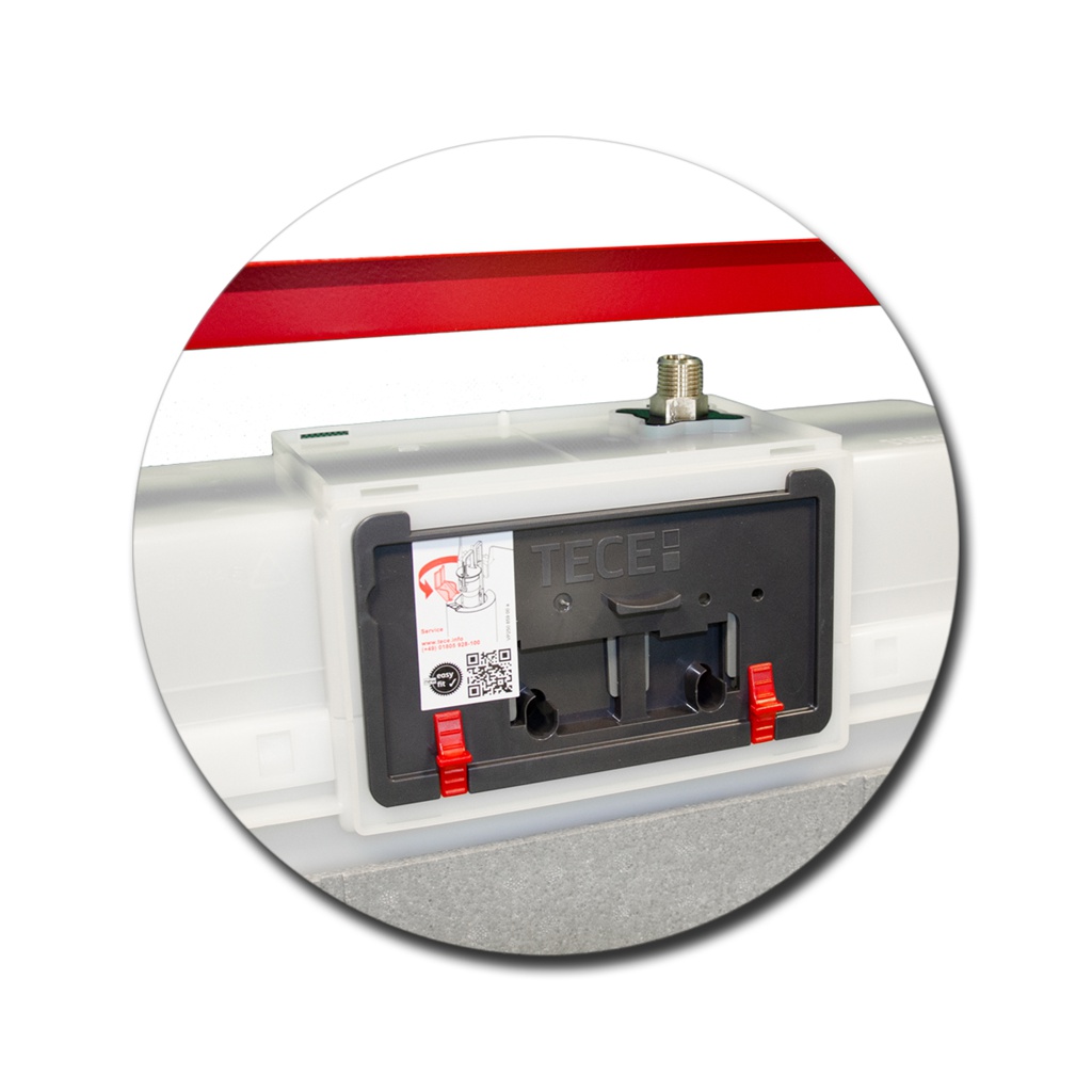 TECE Base WC-Set 3in1 Spülkasten mit Drückerplatte & Befestigungssatz 112cm NEU-3