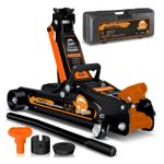 Hydraulischer KFZ-Rangierwagenheber 2,5t Koffer, SUV-Adapter und 2x Gummiauflage-1