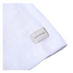 Calvin Klein Jeans Woven Label Tank Top Damen Slim-Fit Weiß-2