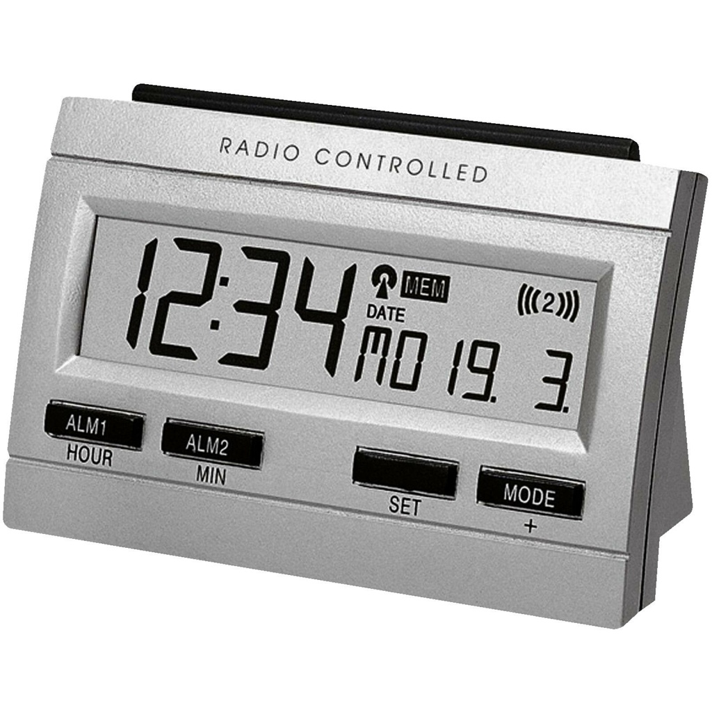 Technoline WT-87 Funkwecker mit Temperaturanzeige silber-1